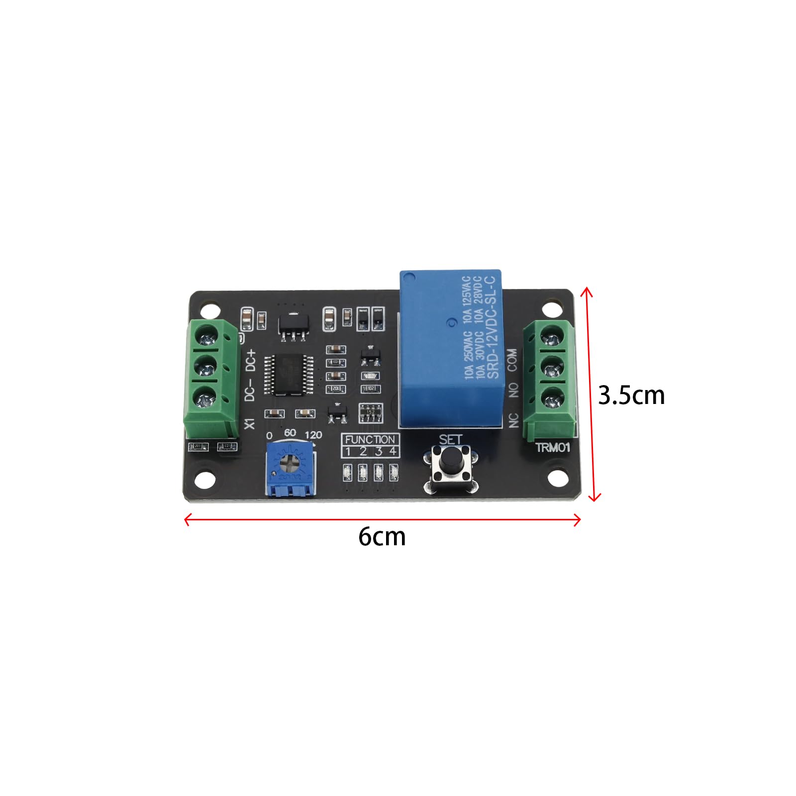 The Lord of the Tools 2 Pz 12V Modulo Relè di Ritardo di Avvio Modulo Interruttore di Ritardo di Avvio Modulo Timer di Ritardo Modulo Timer di Ritardo Spegnimento Automatico Modulo Interruttore Timer