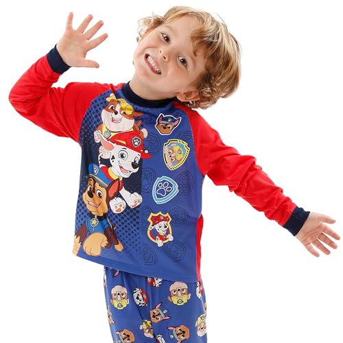 Paw Patrol Pajamas | Rubble, Marshall, Chase Pajama Set | Long Sleeve Boys Pajamas3