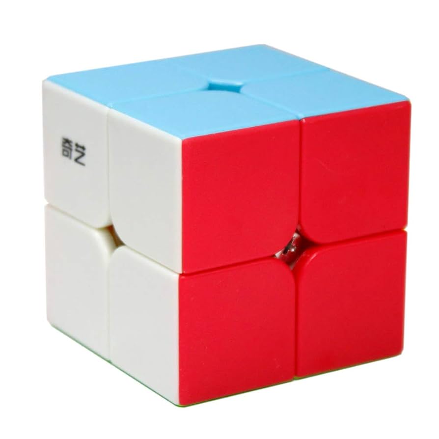 Maomaoyu 2x2 2x2x2 Cube,Speed Magic Cube 2x2,Easy Turning 3D Puzzle Cube Games Toys Presents For Kids Adults(Stickerless