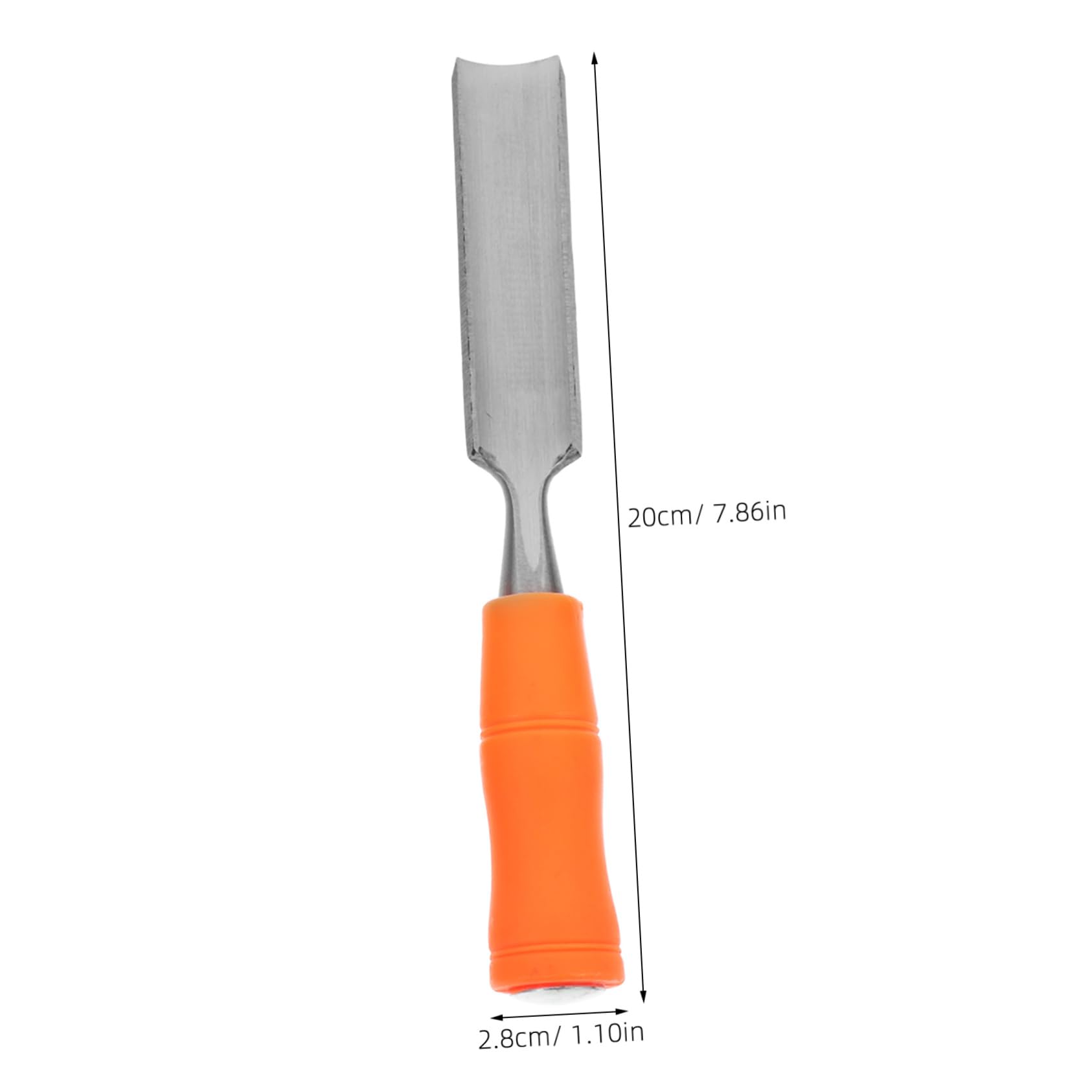 Veemoon 4pezzi Scalpelli Per Intaglio Legno Scalpelli Acciaio Spatole Piatte Sgorbia Sgorbia Impugnatura Legno Ergonomica