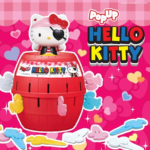 Image of TOMY Pop Up Hello Kitty Game - Family Action Game - 2-4 Players | Officially Licensed Sanrio Hello Kitty Game, Easy to Play Preschool Games, Family Game Night, Hello Kitty Toys, Ages 4 Years+