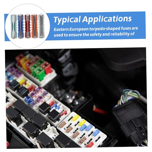 Kit de fusibles automotrices CHILDWEET, 200 piezas, para autos, camiones, RV y embarcaciones, diseño ligero de almacenamiento y clasificación miniatura 2