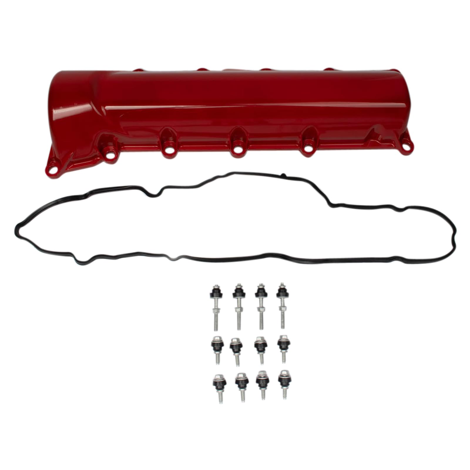TRQ Right Valve Cover Red Passenger Side