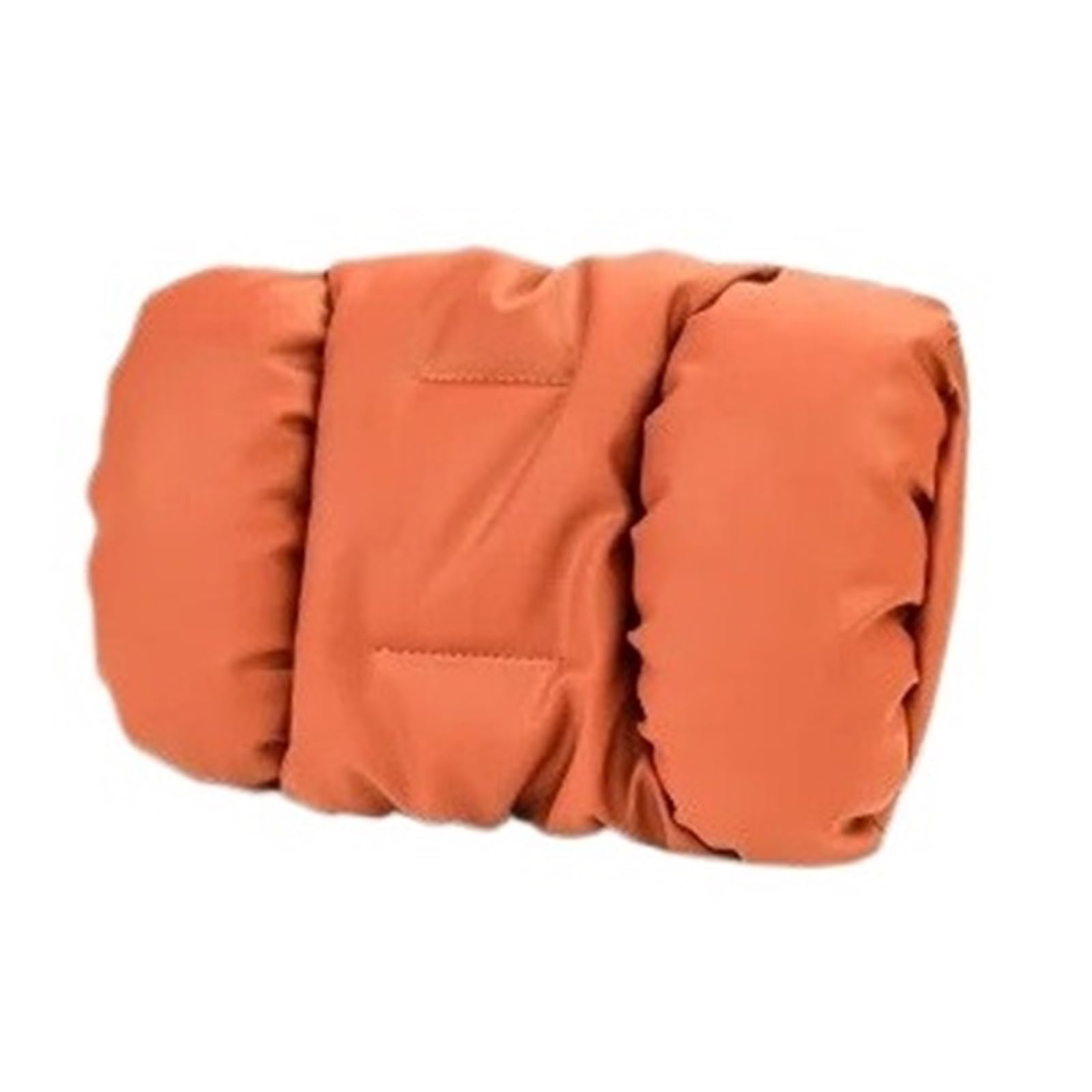 POAWUDJA Car Pillow Car Neck Pillow Backrest Breathable Fit For Mercedes Maybach For Audi Headrest Removable Cover(Headrest [ideal Orange])