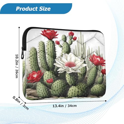 Funda para Portátil 13-14 Pulgadas Cactus Plant Flowers miniatura 3