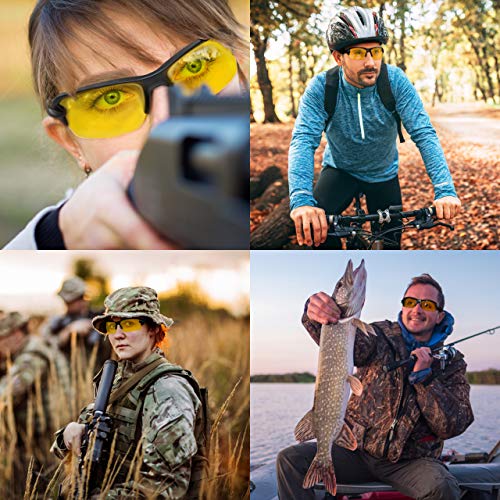 Night Driving Glasses For Men & Women - Anti Glare - Night Vision - Semi Polarized Yellow Clear TAC Lens - UV Protection - Accessories4