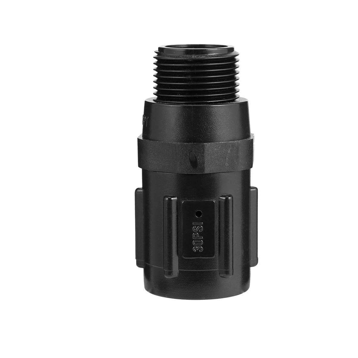 Régulateur de Pression Irrigation en Plastique 30 Psi 3/4 Pouce Noir