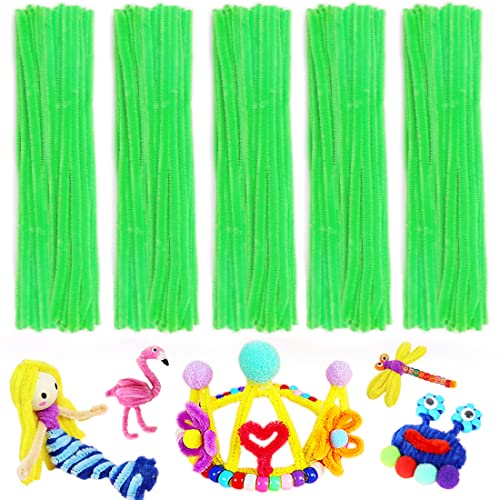 Image of Pipe Cleaners, Pipe Cleaners Craft, Arts and Crafts, Crafts, Craft Supplies, Art Supplies (Green)