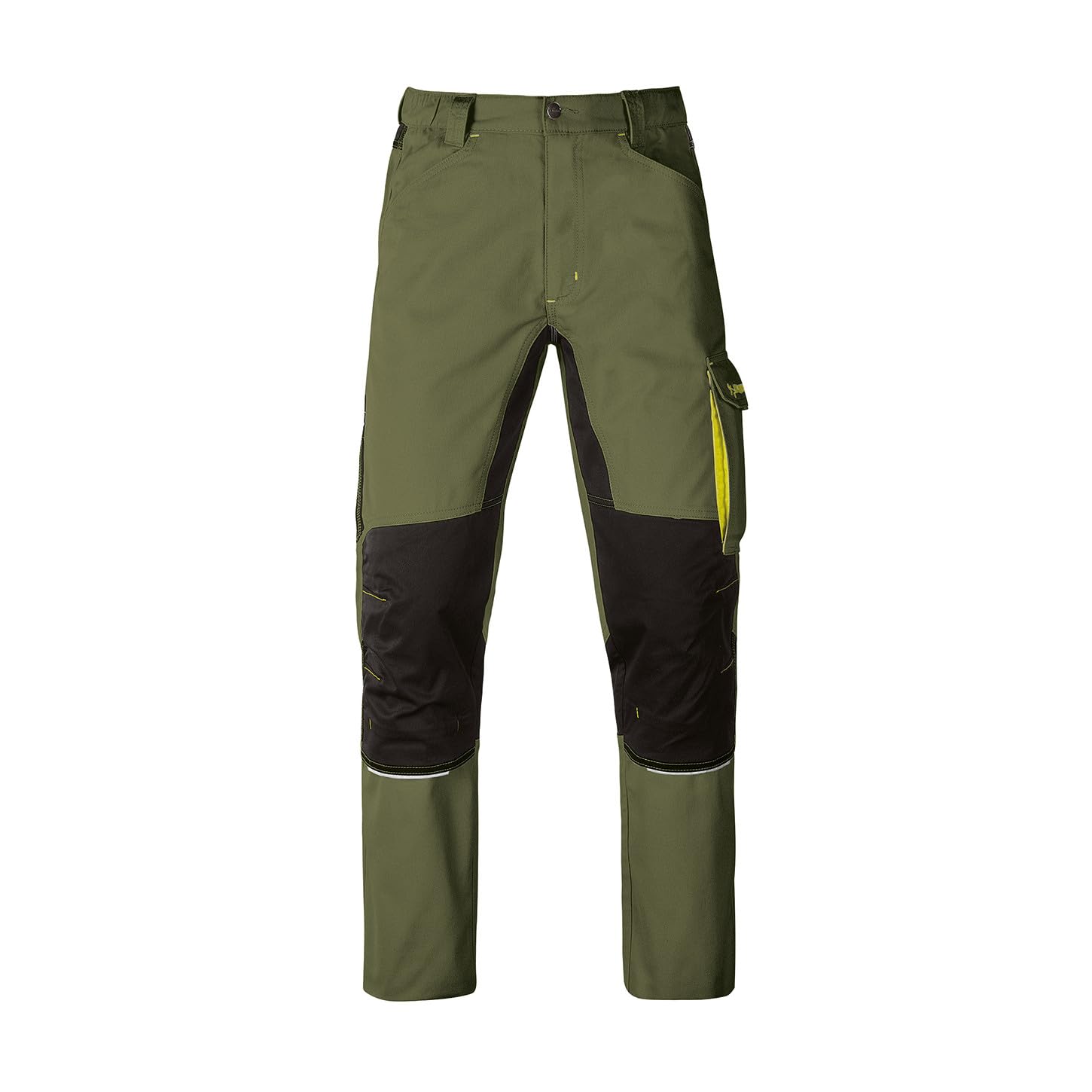 KAVIR Trousers Olive Green/Black L, Verde, L
