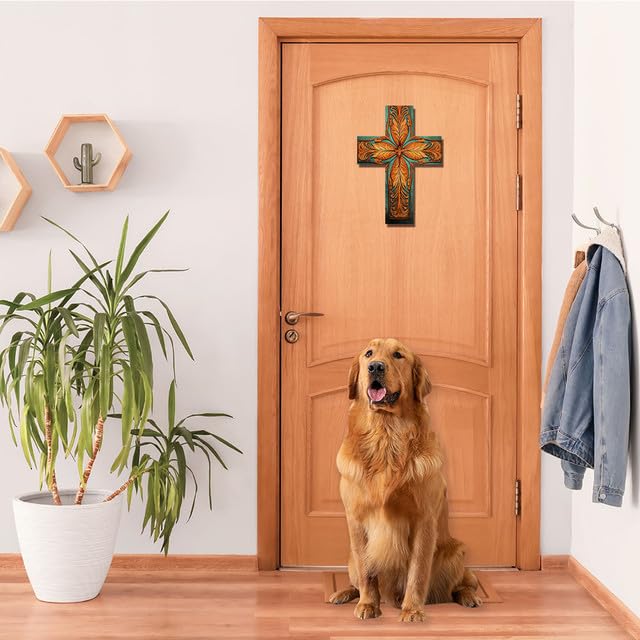 Amazon.co.jp: 木製十字架ロゴ木製壁掛け十字架カントリークロス