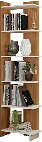 Estante Livreiro Organizador Multiuso Casa e Escritório Eccos Nature/Off White