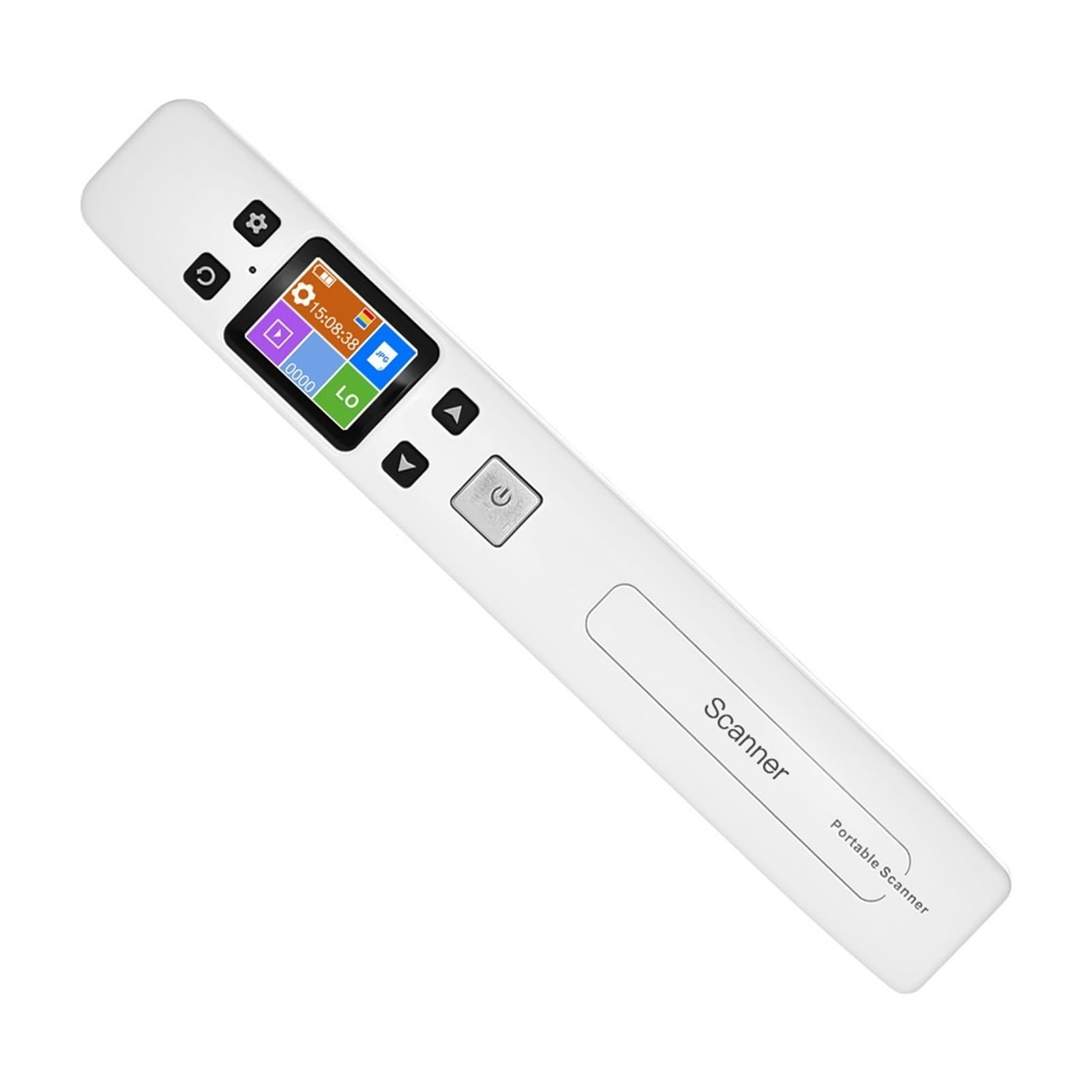 Scanner per Documenti, Scanner for documenti e immagini portatile ad alta velocità 1050DPI, display LCD formato A4 in formato JPG/PDF for libri di ricevute aziendali