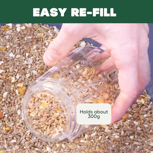 Image of Omlet Pendant Peck Toy | Interactive Slow-Feed Chicken Treat Dispenser | Boredom Busting Enrichment for Hens | Holds About 300g of Feed | Encourages Pecking & Foraging | Available in 2 Designs