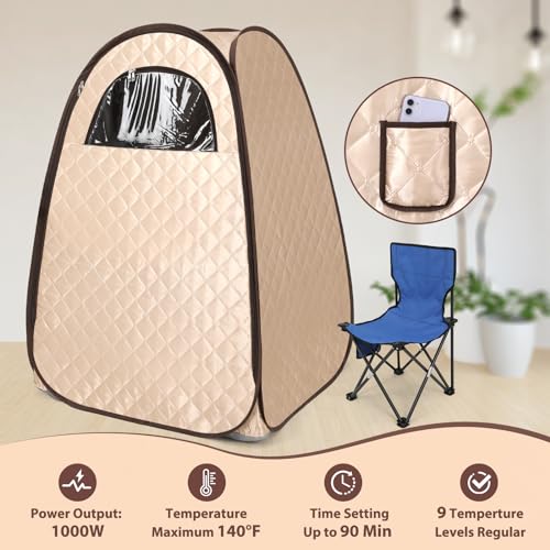 Personal Steam Sauna with Chair