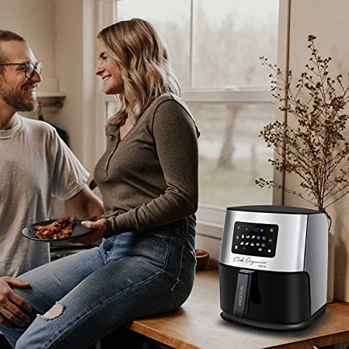 PRIXTON Cook Organics Pro Freidora de Aire sin Aceite 6L Temporizador 060 min Temperatura 60 PRIXTON Cook Organics Pro Freidora de Aire sin Aceite 6L Temporizador 060 min Temperatura 60