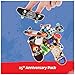 Tech Deck, 25th Anniversary 8-Pack Fingerboards with Exclusive Figure, Collectible and Customisable Mini Skateboards, Kids’ Toys for Ages 6 and up