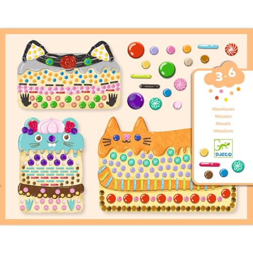 Djeco 30075 Lpa Cakes & Sweets Collages Mosaic Kit thumb #3