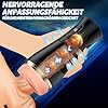 Elektrischer Masturbator Cup Sex Spielzeug für die Männer-7.5’Masturbieren für Männer mit App-Steuerung, Sex Spielzeug für die Männer solo mit 12 Vibrationsmodi, 3D Realistischer Vagina Pussy Sex toys #3