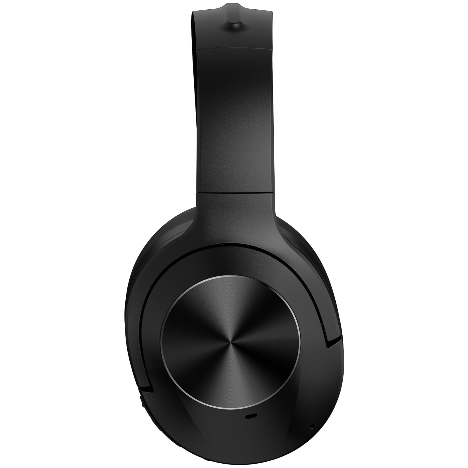 black wireless noise canceling headphones with mic bluetooth 5.0