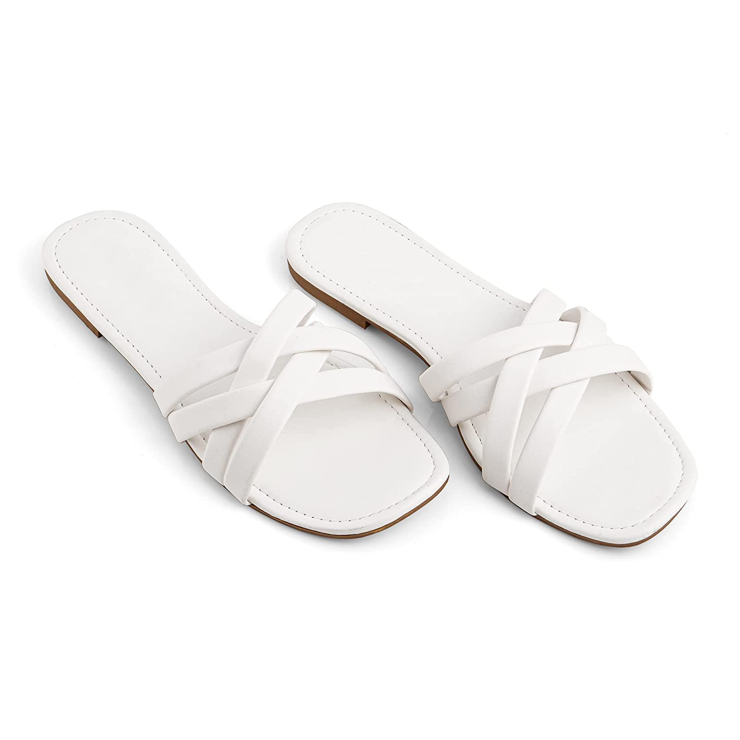 Nowry Women Stylish Flats Fashion Sandal For Party & Wedding/Casual Flat Sandals For Womens & Girls (B0C5N7YSL1) Amazon Price History, Amazon Price Tracker