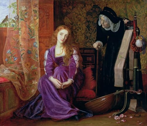 Pintura al óleo clásica SERENDIPITP de alta calidad en lienzo moderno de 60x90cm