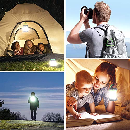 SUAOKI Led Camping Lanterns for Lighting (Powered by Solar Panel and USB Charging) Collapsible Flashlight for Outdoor Hiking Tent Garden (Emergency Charger for Phone, Water-Resistant) - Thumbnail 4