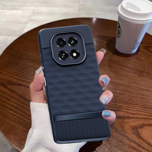 Image of Pikkme Back Cover for Realme C63 5G Camera Protection 3D Hexa Cube Design Silicone Protective Bumper Case (Blue)