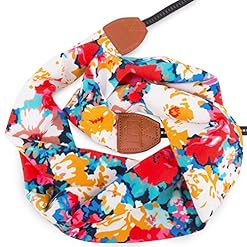 Alternative view of Wolven Soft Scarf Camera Neck Shoulder Strap Belt Compatible for All DSLR/SLR/Digital Camera (DC)/Instant Camera/Nikon/Canon/Sony/Pentax/Olympus/Leica/Fujifilm etc, Colorful Floral