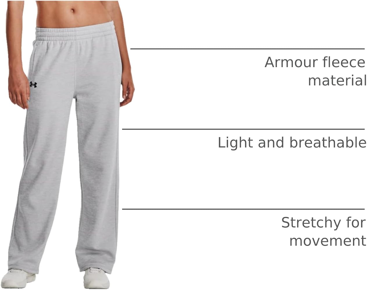 Amazon.com: Under Armour Womens ArmourFleece Tapered Leg