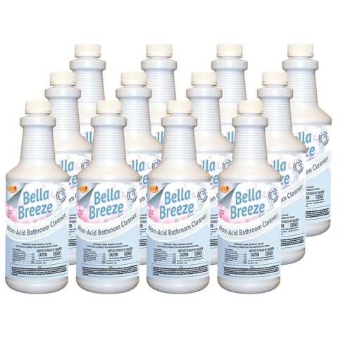 Jani-Source BellaBreeze Non-Acid Restroom Cleaner, Quart (Case of 12) Cover