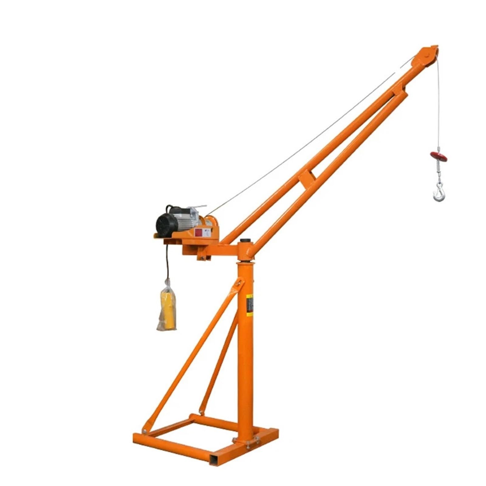 Outdoor-Dachkonstruktion, Dekoration, Elektrische Hebemaschine, Kleiner Hydraulischer Hebe- Und Futterkran Für Den Haushalt Elektrischer Hebezeug-Stützarm flaschenzug