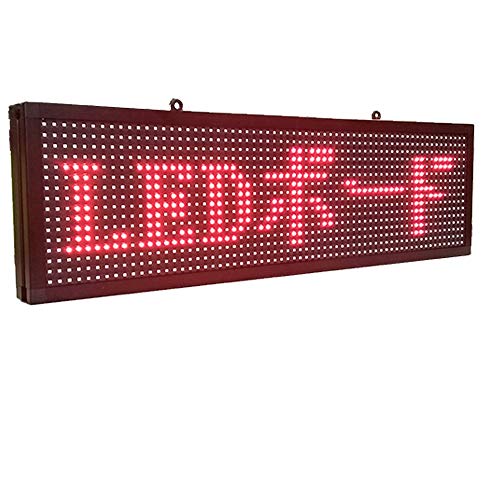 LEボード128赤　小型LED電光掲示板 1個 LEDミニボード128赤 - 小型LED電光掲示板（8文字画面表示版