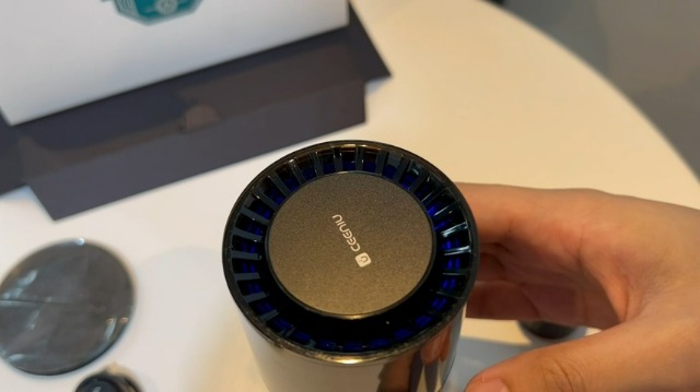 Profumatore Auto Ceeniu CF3 - 135ml, Durata 4-8 Mesi, Accensione Automatica, 2 Modalità, Luce LED, Aroma Muschio - Foto 4