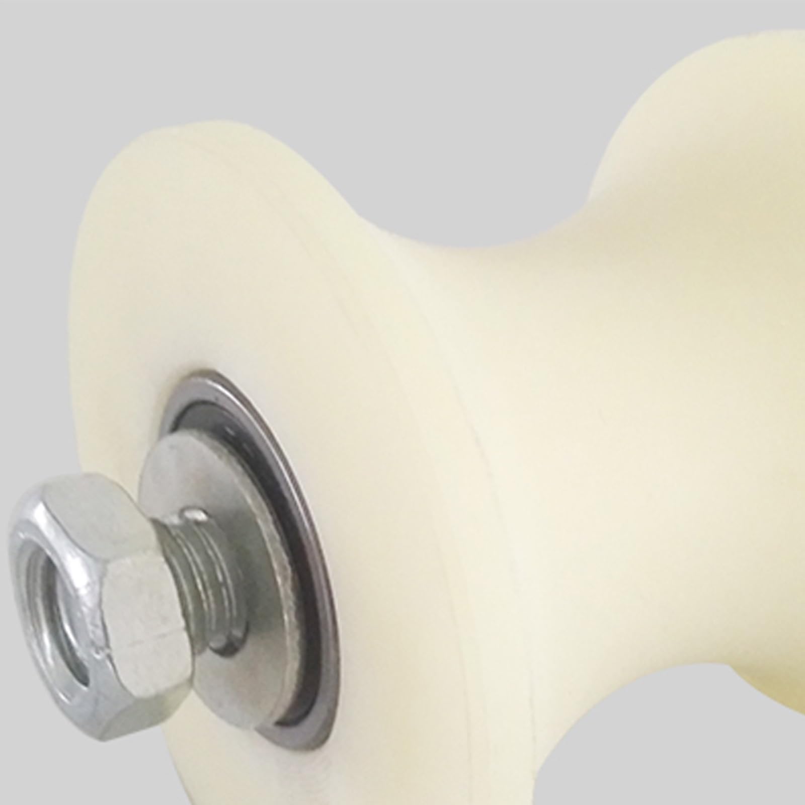 Puleggia a U con tubo rotondo da 50 mm con supporto a rulliera guida per cavi per sistema di puleggia per cavi per sollevamento e trazione efficienti