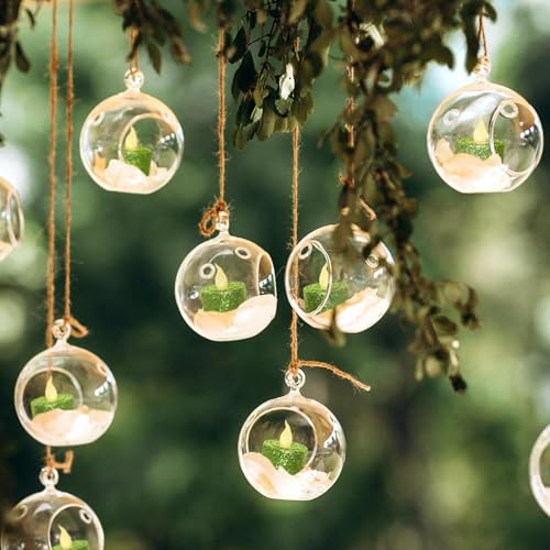 Image of FURORA LIGHTING Green Glitter Flameless Tealights - 1.45 inch W x 1.57 inch H, 12-Pack, Batteries Included