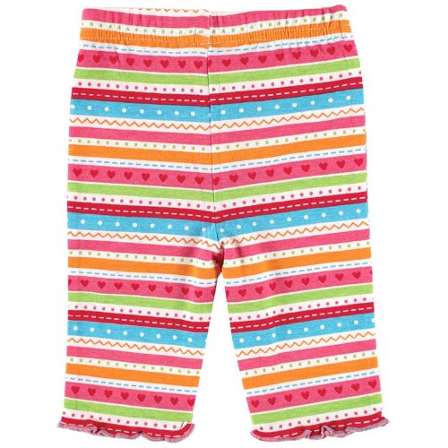 Luvable Friends Baby Girl Leggings, Stripe, 3-6 Months
