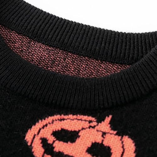 Toddler Baby Boy Girl Halloween Sweater Pumpkin Embroidery Long Sleeve Knit Pullover Toddler Halloween Clothes4