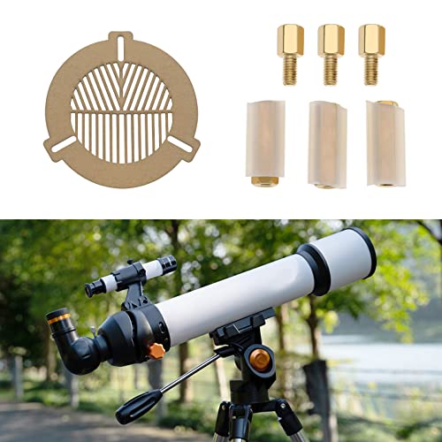 EMSea Bahtinov Mask Lightweight Acrylic Telescope Focusing Mask for Tube Outer Diameter from 60mm to 90mm for Reflector Refractor Dobsonians - Image 2