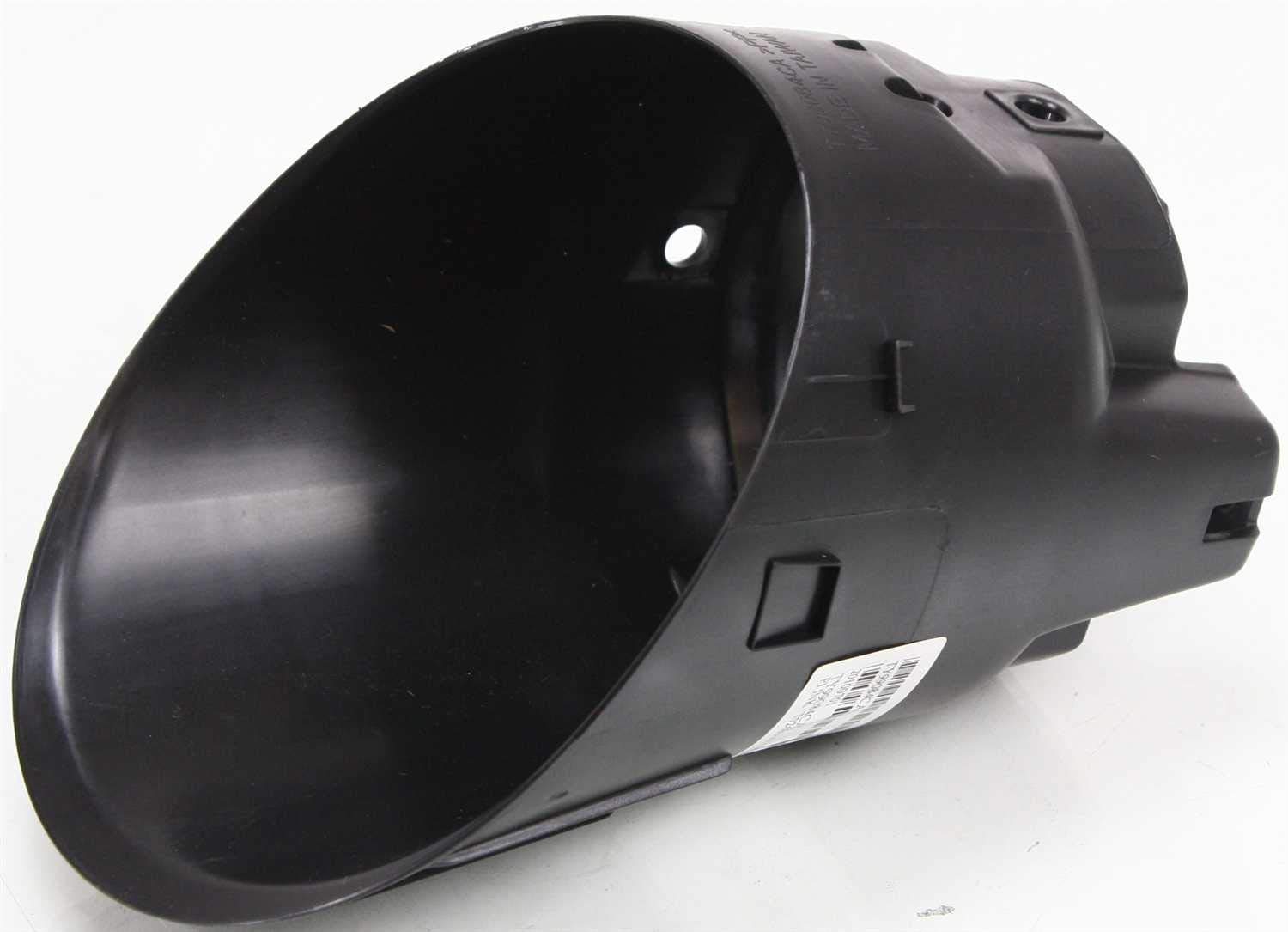 FEILIDAPARTS Pair Fog Light Bezel Cover compatible with FORD Focus Mk3 2011-2015 (Black)