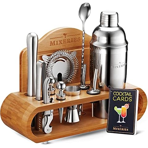 Mixeries 19 Piece Cocktail Shaker Set Cover