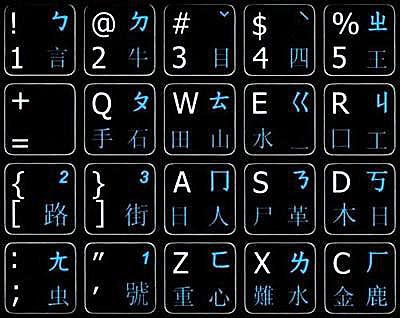 Amazon.com: New Chinese - English Non-Transparent Keyboard