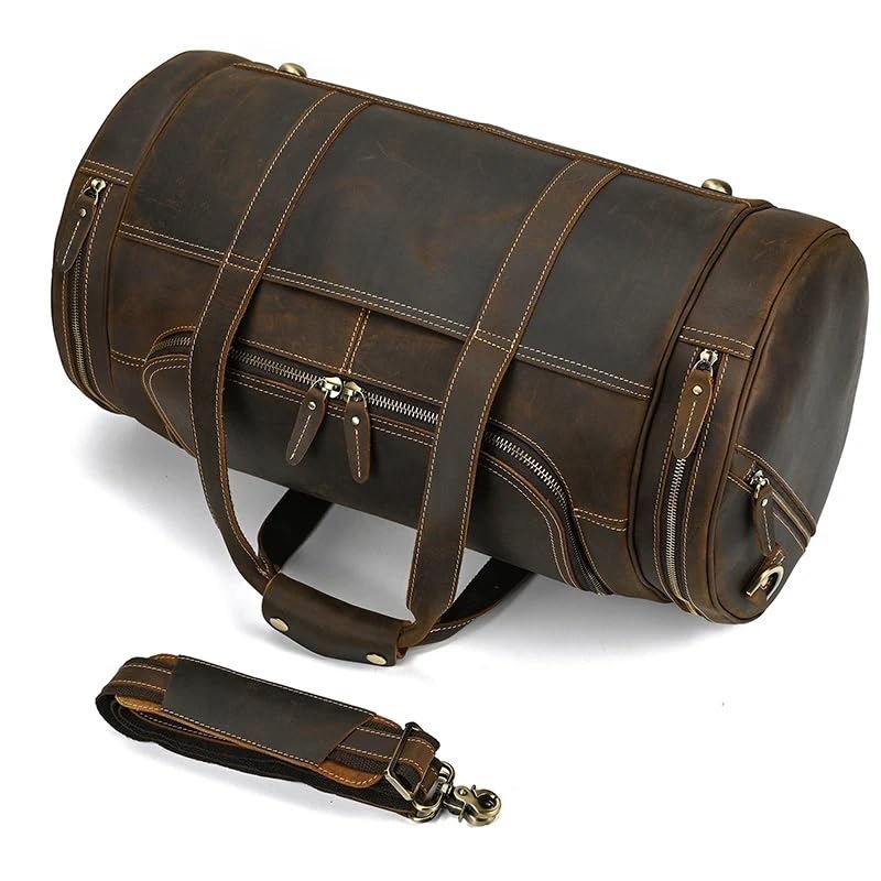 Large Men's Handbag Vintage Luggage Bags Carry on Male Big Travelling Duffle Bags Weekender Bags3