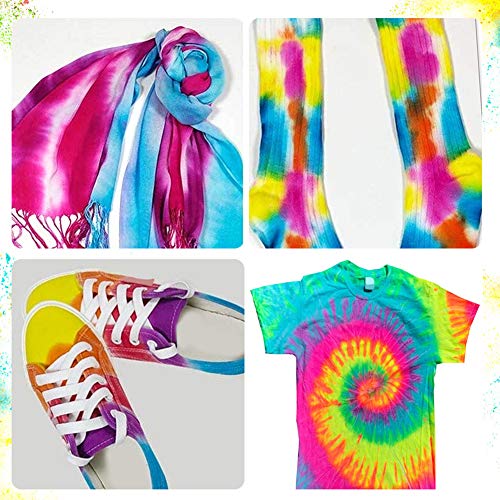 image for Hongwen Tie Dye Kits, One-Step Fabric Dye Textile Fabric Clothing Graf