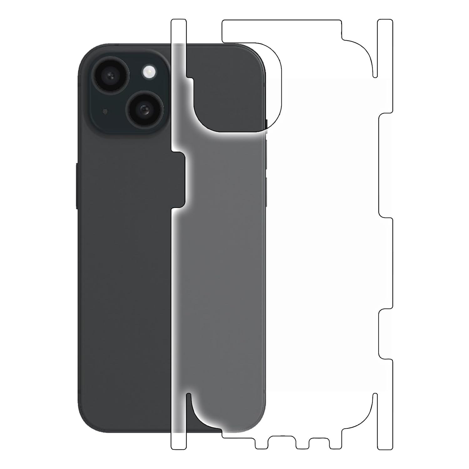 AtOdds - Compatible For Apple iPhone 15 - Unbreakable 4 layer Transparent Hydrogel Membrane (NOT GLASS) Back Screen Guard Protector (Scratchproof/Self Healing)(Matte) (B0CX984Y3Q) Amazon Price History, Amazon Price Tracker