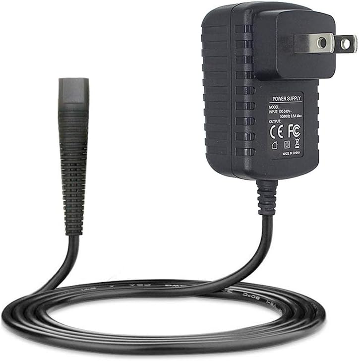 6V Shaver Charger for Braun Contour cruZer FreeGlider Select Models 6V 600mA Power Cord Replacement Power Adapter Parts for Braun 5690 5417 5418 5685 5751 5757 5759 30 140 150 510 530 550 560 565 565C