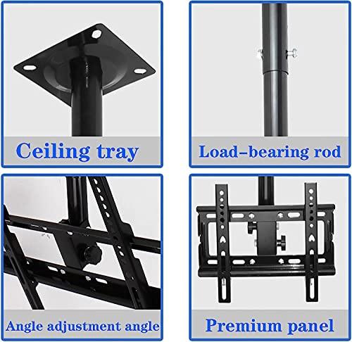 Support mural TV robuste en acier avec fixations VESA multiples - 5