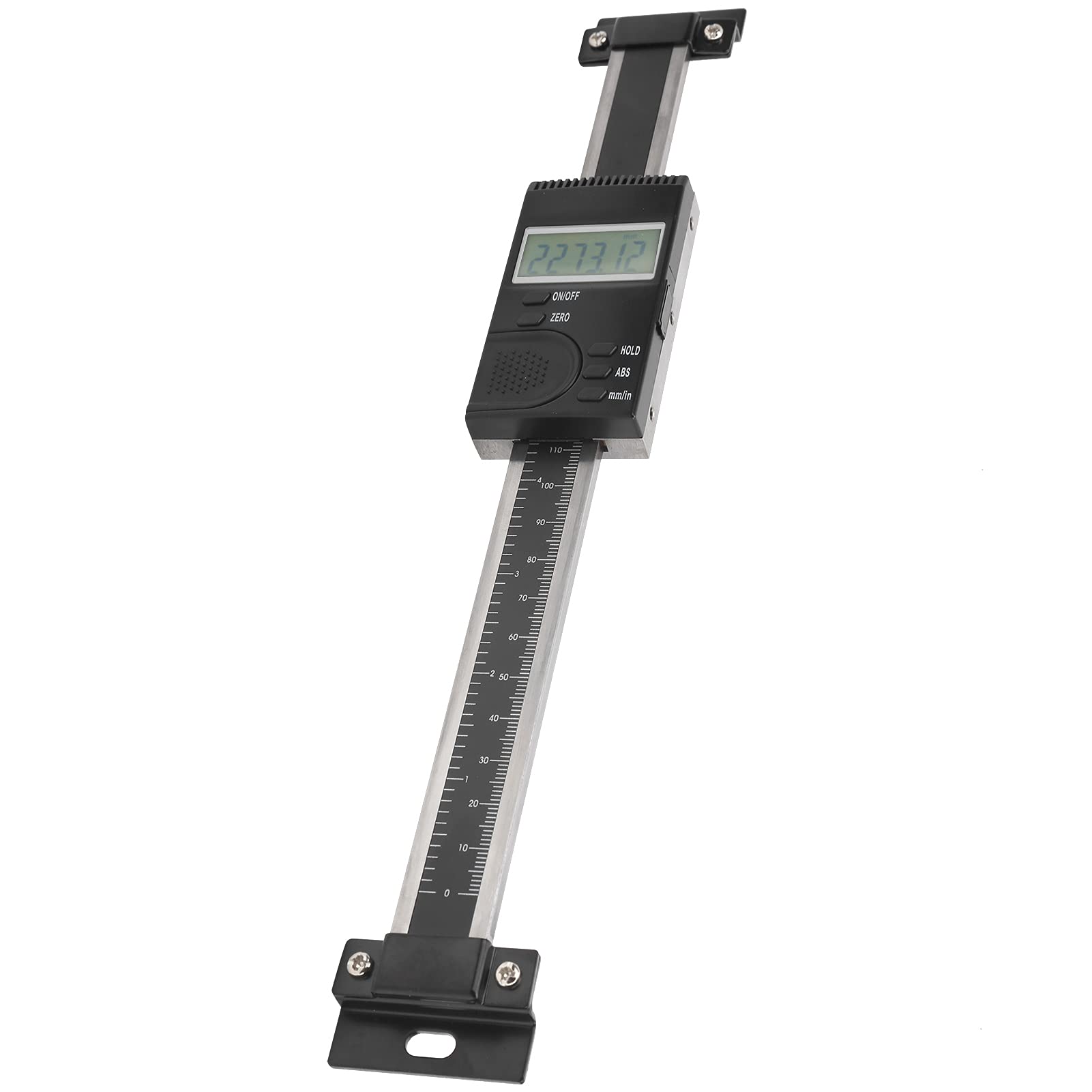 Fafeicy Pied à Coulisse Numérique Vertical de 0-150 Mm, Outil de Mesure de Règle Linéaire à Lecture LCD, Peut être Connecté à la Ligne de Données pour Terminer la Mesure à Distance