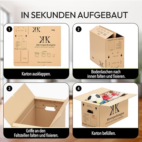 Cartons professionnels XXL structure double ondulation robuste - 7