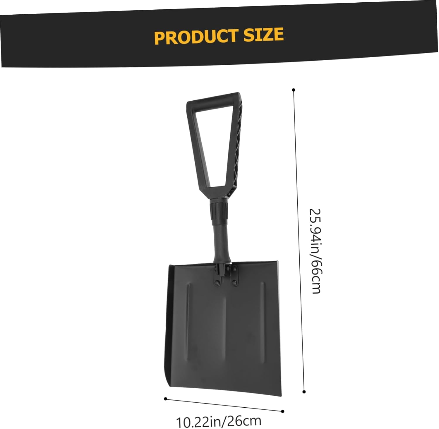Snow Shovel for Driveway 1 Set Folding Snow Scoop Disaster Prevention Tool Clean Car Emergency Shovel