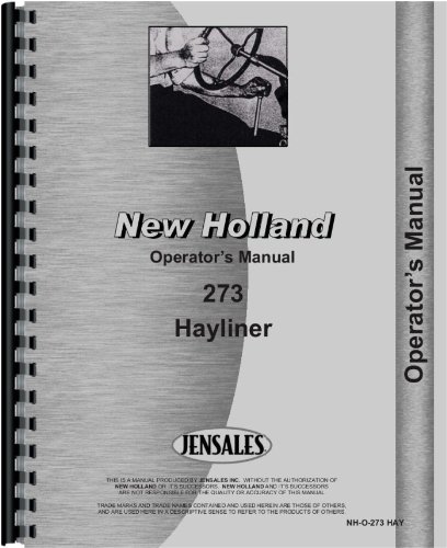 New Holland 273 Baler Operators Manual (NH-O-273 HAY)